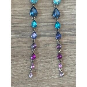 Rainbow‎ hanging earrings